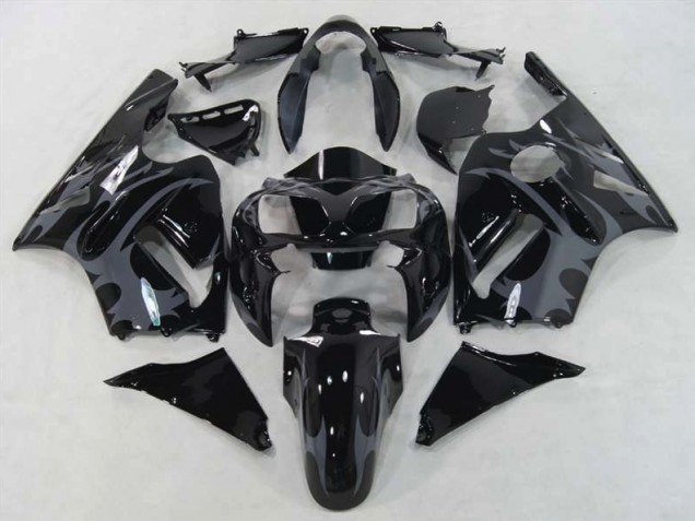 02-05 Schwarz Weiß & Blau ZX12R Motorrad Verkleidung