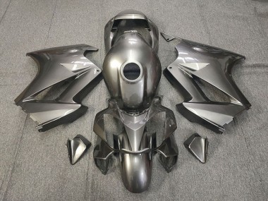 02-12 Glänzend Grau VFR800 Motorrad Verkleidung