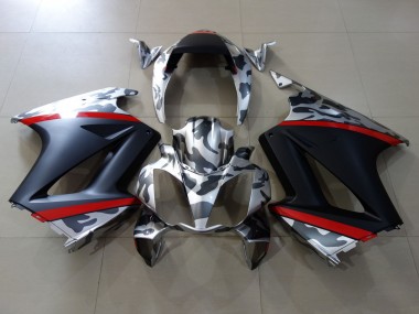 02-12 Matt & Tarnung VFR800 Motorrad Verkleidung