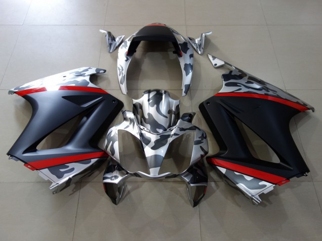 02-12 Matt & Tarnung VFR800 Motorrad Verkleidung 02-12 Matt & Tarnung VFR800 Motorrad Verkleidung