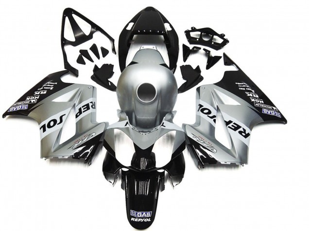 02-12 Silber Repsol VFR800 Motorrad Verkleidung 02-12 Silber Repsol VFR800 Motorrad Verkleidung