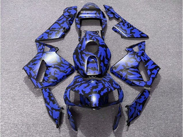 03-04 Blau Camo CBR600RR Motorrad Verkleidung 03-04 Blau Camo CBR600RR Motorrad Verkleidung