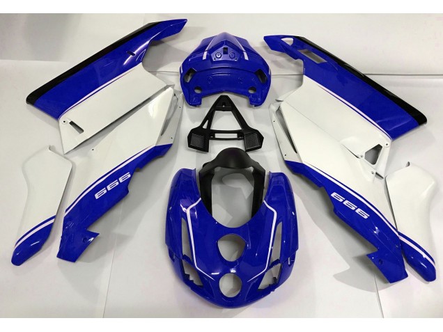 03-04 Weiß Blau & Schwarz Ducati 749 999 Motorrad Verkleidung 03-04 Weiß Blau & Schwarz Ducati 749 999 Motorrad Verkleidung