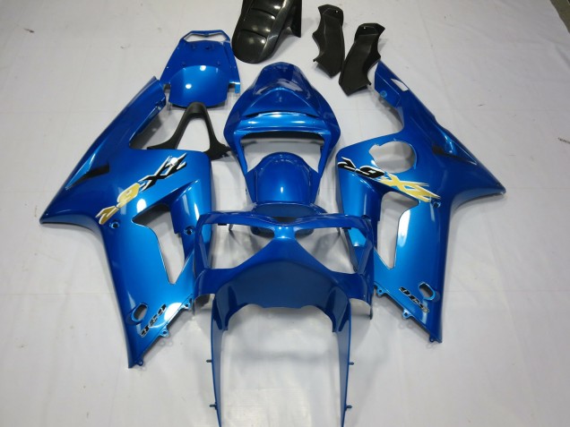 03-04 Blauer Ninja ZX6R Motorrad Verkleidung 03-04 Blauer Ninja ZX6R Motorrad Verkleidung
