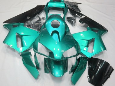 03-04 Blaugrün Schlicht CBR600RR Motorrad Verkleidung