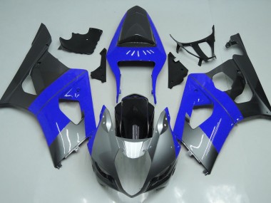03-04 Blausilber & Schwarz GSXR 1000 Motorrad Verkleidung