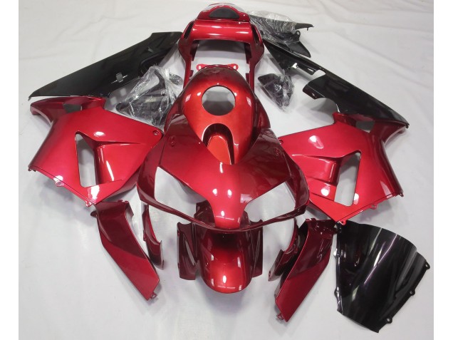 03-04 Candy Red Plain CBR600RR Motorrad Verkleidung