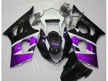 03-04 Glanz Lila & Weiß GSXR 1000 Motorrad Verkleidung