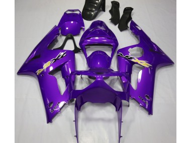 03-04 Glanz Lila ZX6R Motorrad Verkleidung