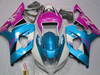 03-04 Glänzend Blau & Matt Schwarz GSXR 1000 Motorrad Verkleidung