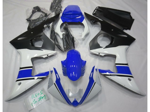 03-04 Glänzend Weiß & Blau R6 Motorrad Verkleidung 03-04 Glänzend Weiß & Blau R6 Motorrad Verkleidung