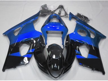 03-04 Glänzend Blau & Schwarz GSXR 1000 Motorrad Verkleidung