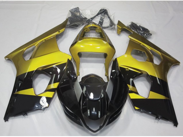 03-04 Glänzend Gelb & Schwarz GSXR 1000 Motorrad Verkleidung