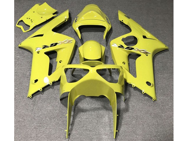 03-04 Glänzend Gelb ZX6R Motorrad Verkleidung