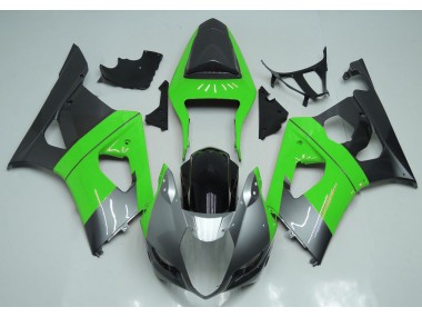 03-04 Grün-Silber & Schwarz GSXR 1000 Motorrad Verkleidung