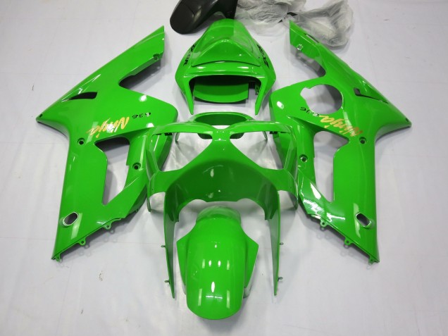 03-04 Grüner Ninja ZX6R Motorrad Verkleidung 03-04 Grüner Ninja ZX6R Motorrad Verkleidung
