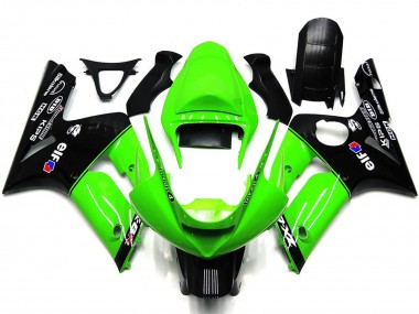 03-04 Hellgrün & Schwarz Elf ZX6R Motorrad Verkleidung