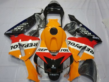 03-04 Klassisch Repsol CBR600RR Motorrad Verkleidung