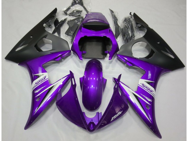 03-04 Lila-Weiß R6 Motorrad Verkleidung 03-04 Lila-Weiß R6 Motorrad Verkleidung