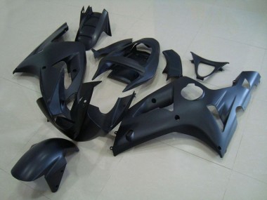 03-04 Matt Schwarz ZX6R Motorrad Verkleidung