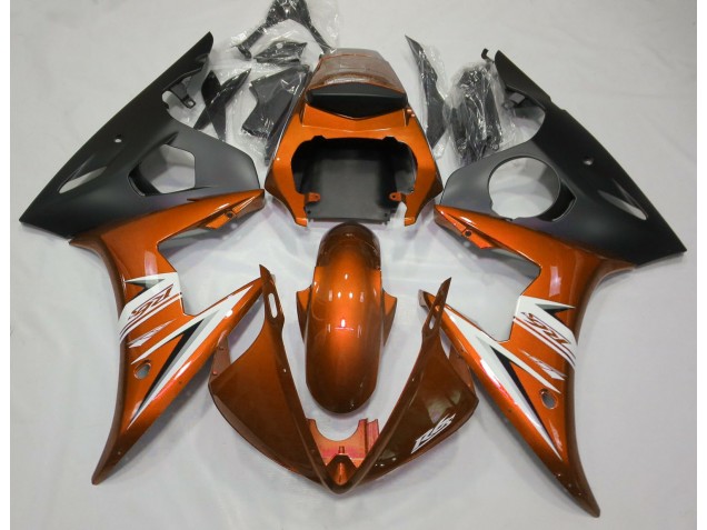 03-04 Orange Glänzend & Weiß R6 Motorrad Verkleidung 03-04 Orange Glänzend & Weiß R6 Motorrad Verkleidung