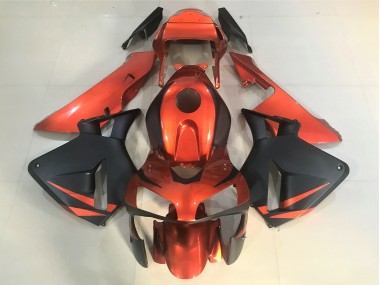 03-04 Orange & Matt Schwarz CBR600RR Motorrad Verkleidung
