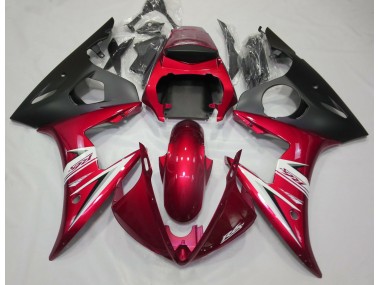 03-04 Rot Glänzend & Weiß R6 Motorrad Verkleidung