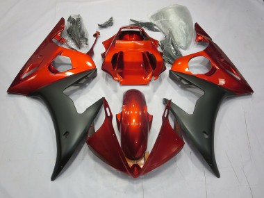 03-04 Rot / Orange Matt R6 Motorrad Verkleidung