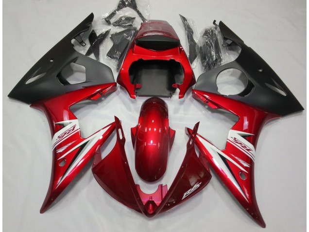 03-04 Rot & Weiß R6 Motorrad Verkleidung 03-04 Rot & Weiß R6 Motorrad Verkleidung