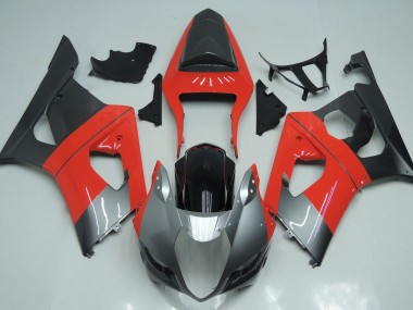 03-04 Rot-Silber & Schwarz GSXR 1000 Motorrad Verkleidung