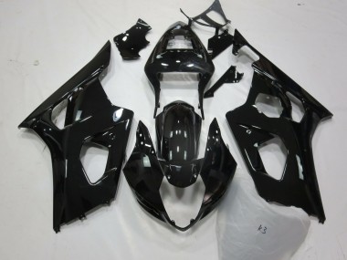 03-04 Schwarz Glänzend GSXR 1000 Motorrad Verkleidung