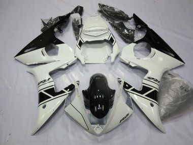 03-04 Schwarz & Weiß R6 Motorrad Verkleidung