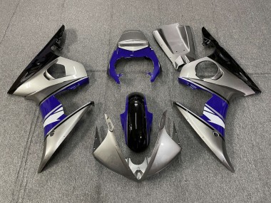03-04 Silber & Lilastil R6 Motorrad Verkleidung