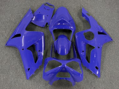 03-04 Tiefes Blau Schlicht ZX6R Motorrad Verkleidung