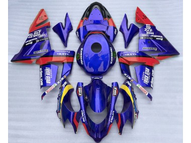 04-05 Blau & Rot Trickstar ZX10R Motorrad Verkleidung
