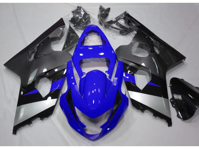 04-05 Blau & Silber GSXR 600-750 Motorrad Verkleidung 04-05 Blau & Silber GSXR 600-750 Motorrad Verkleidung