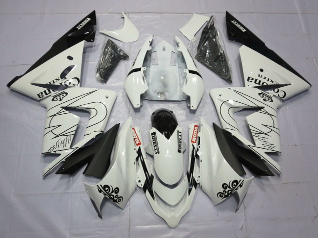 04-05 Weiß Corona ZX10R Motorrad Verkleidung 04-05 Weiß Corona ZX10R Motorrad Verkleidung