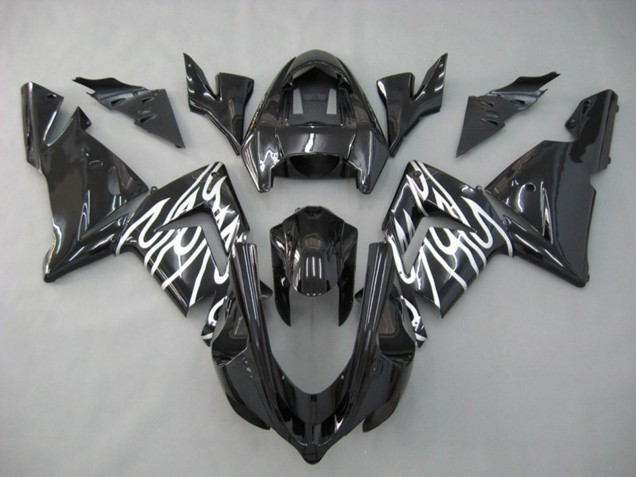 04-05 Weiß Flamme ZX10R Motorrad Verkleidung 04-05 Weiß Flamme ZX10R Motorrad Verkleidung