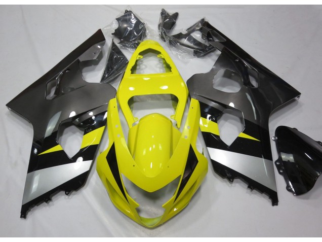 04-05 Gelb & Grau GSXR 600-750 Motorrad Verkleidung 04-05 Gelb & Grau GSXR 600-750 Motorrad Verkleidung