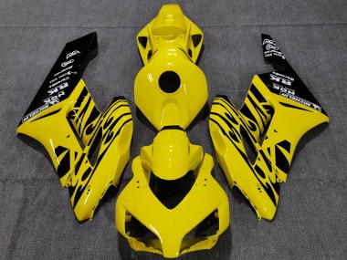04-05 Gelb Schwarz Flamme CBR1000RR Motorrad Verkleidung