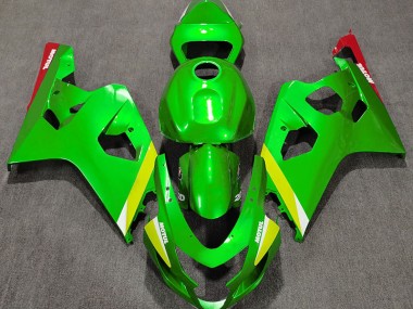 04-05 Glänzend Grün GSXR 600-750 Motorrad Verkleidung