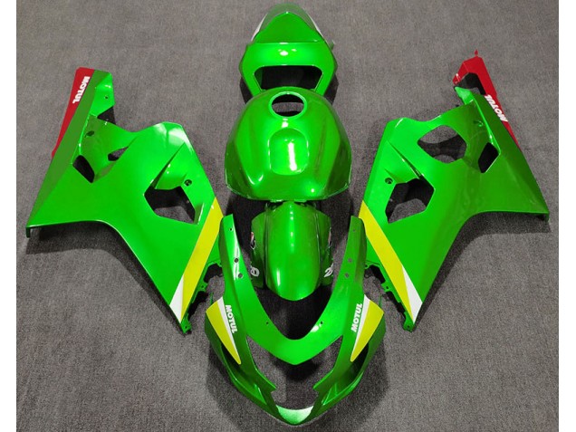 04-05 Glänzend Grün GSXR 600-750 Motorrad Verkleidung