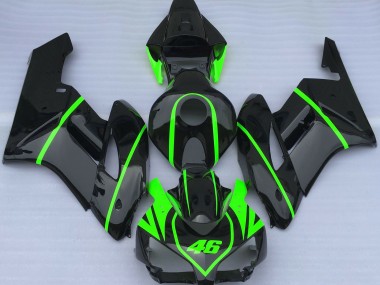 04-05 Glänzend Schwarz & High Viz Grün CBR1000RR Motorrad Verkleidung
