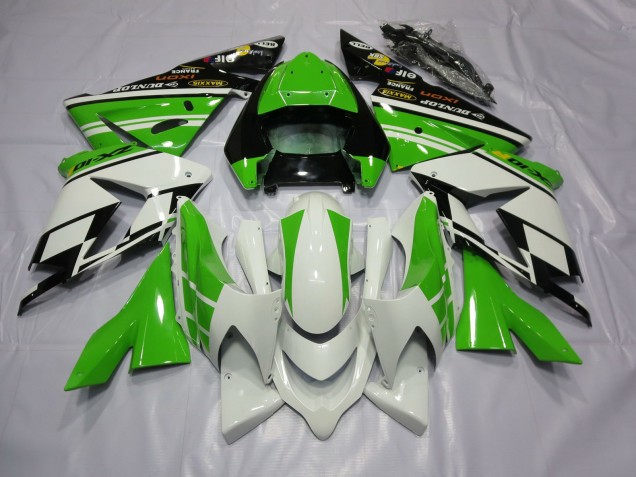 04-05 Weiß Grün ZX10R Motorrad Verkleidung 04-05 Weiß Grün ZX10R Motorrad Verkleidung
