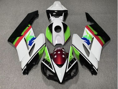 04-05 Grüne & Rot Flagge CBR1000RR Motorrad Verkleidung