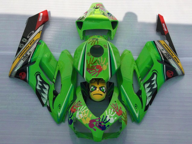 04-05 Grüner Hai CBR1000RR Motorrad Verkleidung