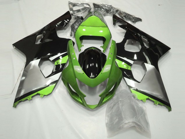 04-05 Hellgrün Silber & Schwarz GSXR 600-750 Motorrad Verkleidung 04-05 Hellgrün Silber & Schwarz GSXR 600-750 Motorrad Verkleidung