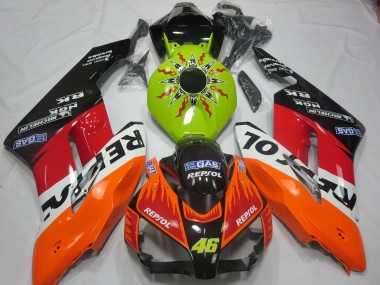 04-05 Lime Rossi Repsol CBR1000RR Motorrad Verkleidung