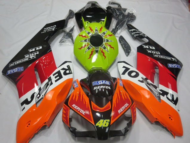 04-05 Lime Rossi Repsol CBR1000RR Motorrad Verkleidung