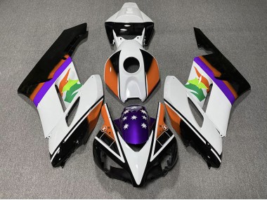 04-05 Orange & Lila Flagge CBR1000RR Motorrad Verkleidung